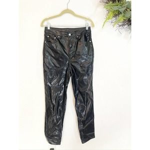 Divided Black Straight Leg Pants